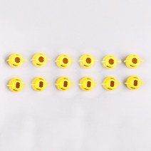 농업용 방재 드론 12 pcs licheng 스프레이 노즐 방제 농약 헬기 입제 살포기, 1036 라운드 캡 그레이