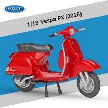 WELLY 1:18 베스파 946 150CC PX GTS 125CC 오토바이 시뮬레이션 합금 모델 컬렉션 자동차, PX 2016 상자 없음 2