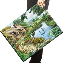 [당일 국내발송] 보석십자수 캔버스형 액자 세트 40x50cm, Q26모델