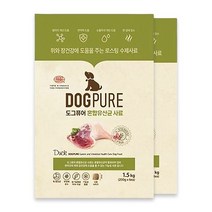 도그퓨어 유기농 원료70%함유 사료 혼합유산균 강아지 3kg, 단품없음, 선택완료, 선택완료