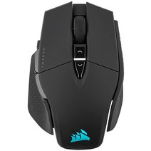 Corsair M65 RGB 울트라 와이어리스 조정 가능한 FPS 무선 게이밍 마우스, 18 000 DPI, Black
