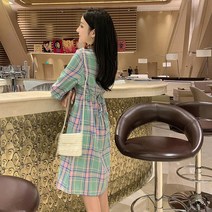 HQINT 여성 원피스 봄 가을 긴팔 반팔 롱원피스 니트원피스 캐주얼 정장원피스 하객원피스 하객룩 빅사이즈 여자 ZB-219962