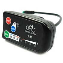 독일 직구 Fhdpeebu 전기 자전거 디스플레이 24V 36V 48V Ebike 지능형 제어 패널 LCD 디스플레이 LED880 KT 용 방수 컨트롤러-18832