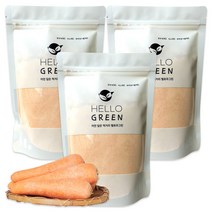헬로우그린 국산 당근 분말 250gX3(팩) 총750g, 250g(팩) 3개