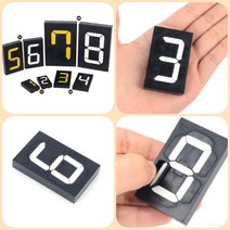 파샵 넘버링(소형) N2 - 노랑 넘버링기 아크릴번호, N6 - 노랑