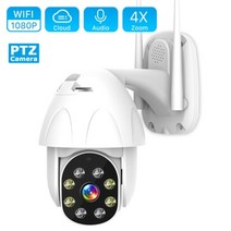 [해외] 2MP 1080P 옥외 가정 안전 Survillance IP 사진기 CCTV 적외선 야간 시계 구름 저장 무선 원격 제어 YCC365, 1080P with 32G Card Au 플러그