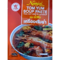 NAMJAI TOM YUM SOUP PASTE 남자이 톰윤 수프 페이스트 35G WORLDFOOD, TOM YUM PASTE X 12EA