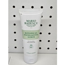 모공크림 Mario Badescu 스킨 케어 Botanical Exfoliating 스크럽 3.4 fl 온스(1온스=약30g) 여행용 Size
