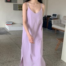 바보사랑 뉴린넨 슬립 원피스.보기엘