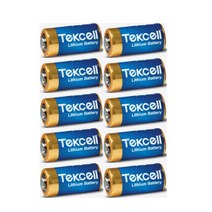 텍셀(Tekcell) CR123A 카메라건전지, 10개, 1개