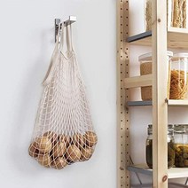 무인양품st 그물네트백 장바구니 비치가방 양파망, 아이보리, 아이보리