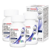 닥터시아닌 프리미엄 안심 철분 25 솔루션 플러스, 3개, 60정, 60정