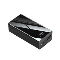 보조배터리 멀티 고속충전 대용량 휴대용 차박 캠핑, 블랙100000, 100000mAh