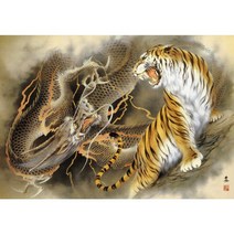 애플원 용호도 호랑이 동양화 1000피스 직소퍼즐 AO1000-311