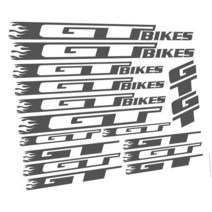 Kit For GT BIKES FLAME Vinyl Die-Cut Sticker Decal Bike Cycle 사이클링 자전거 프레임 MTB BMX Race Ro, 03 GRAY