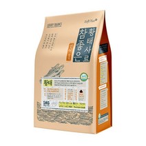 나이많은 강아지 말랑 소프트 개사료 1kg 잘먹는 반습식사료 불린사료 개밥