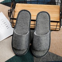슬리퍼 거실 실내화 사무실용 미끄럼방지 일회용, 그레이