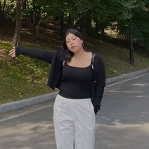 제이스타일 베링디 니트 나시 가디건 SET