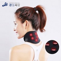 목담푸는법 자가발열 목찜질 경추보호대 목보호대, 1개