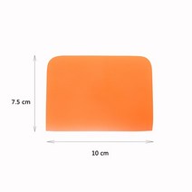 FOSHIO 탄소 섬유 필름 설치 PPF 스퀴지 자동차 랩 비닐 페인트 도구 창 색조 물 와이퍼 부드러운 고무 청소 스크레이퍼, 1xOrange