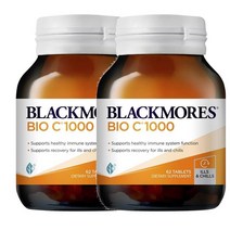 뉴질랜드 블랙모어스 Blackmores Bio C 1000 비타민C 1000 62정, 2팩