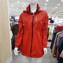 데니스골프 여성 롱기장 레인코트 N17XLWR263RE, 레드