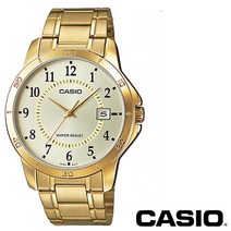 CASIO 카시오 남성 MTP-V004G-9B 메탈밴드 손목시계