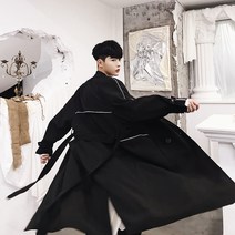 SAMARA 코트 남성 봄 트렌치 야상 롱 오버핏 루즈핏 벨티드 트렌치코트CC1 575272524266_Tjkw