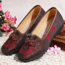 Qterra(특허브랜드) p190211211 할머니 플랫슈즈 스니커즈 미끄럼방지