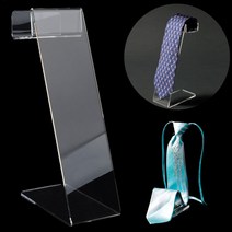 아크릴전시대 넥타이진열대 거치대 받침대 아크릴받침 투명거치대, (L형)