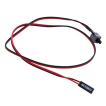 mambocable 컴퓨터 PC 본체 리셋 부팅 스위치 케이블 45cm, 1개