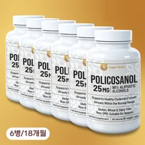 미국빠른직구 수퍼누트라 폴리코사놀 25mg, 6개, 90캡슐