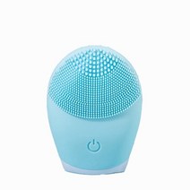 신제품 전기 클렌징 기기 배터리 실리콘 진동 세척기 새로운 배수 제품 모공 클리너, 02 Blue
