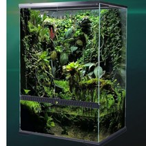 주문제작 테라리움 미스팅 시스템 유리 사육장 비바리움 팔루다리움 레오파드 크레 어항 키우기, J.양문형 90x45x60개