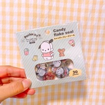 산리오 캐릭터 플레이크 조각 다꾸 스티커 씰스티커 시나모롤 쿠로미 폼폼푸린 포차코, 포차코 조각 스티커