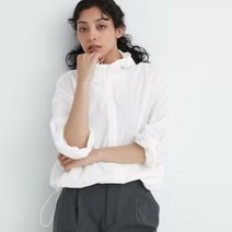 유니클로 재팬 여성 포켓터블 파카 휴대용 자켓 재킷 UV 자외선 차단 화이트 460892, S