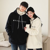 어반플리커 자수포인트 뽀글이 후드티