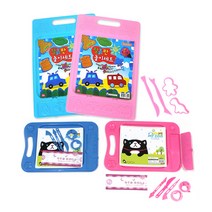 찰흙판 놀이세트 찍기놀이 핑크, 5개