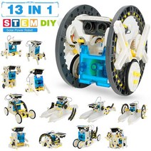 STEM Solar Robot Educational Toys Technology Science Kits Learning Development Scientific Fantasy To, [04] no box C
