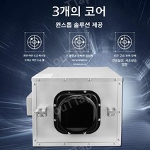 열회수환기장치 전열 교환기 아파트 환기 환기구 통풍, 100D-12DP 180 풍량