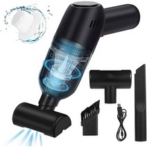 자동차 진공 청소기 lionmount 무선 휴대용 진공 청소기 60W 휴대용 미니 자동차 진공 청소기 충전식 4000mAh 배터리 포함 자동차 홈 인테리어 청소용