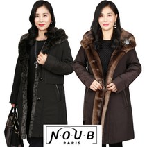 노브패리스 S485뉴털코트 55~130 여자 여성 할머니 중년 국내생산 빅사이즈 큰옷 루즈핏 엄마선물 방한 하프 잠바 따뜻한 아우터 미디 특가상품 세일상품 엄마옷