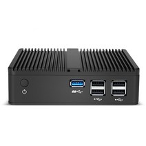 팬리스 미니 PC 인텔 셀러론 J1900 N2830 4GB/8GB RAM 64GB/128GB SSD 2.4G WiFi 기가비트 이더넷 지원 Windows 7/8/10 Linux, [01] NO RAM NO SSD NoWIFI, [05] Intel Celeron J1800