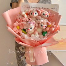 링 나 바엘 생일 소녀 선물 할로윈 귀여운 인형 꽃다발, 12_세가지부케중간숫자