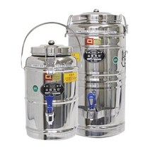 우성금속 보온 보냉 스테인레스 물통 온수통 16L