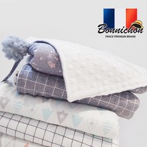 [Bonnichon]프랑스 보니숑 타이블랭킷/스몰사이즈/무형광 아기담요, 타이블랭킷(스몰)-앤시크