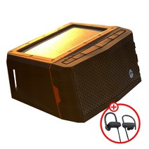 와일드프로 SOLJAM 태양광 충전식 야외 캠핑 휴대용 감성 블루투스스피커, SOLJAM-BLACK, 블랙
