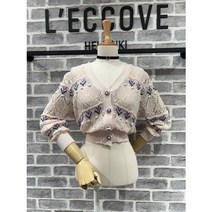 레코브 [레코브]패턴레이스가디건(LS31B4KC511X)