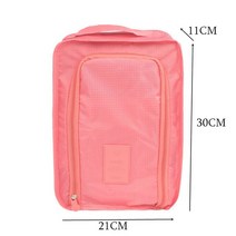 스키 부츠 가방 가정용 보관 휴대용 여행 신발 커버 지퍼 파우치 홀더 포켓 방진 보호, [02] A-Wine Red