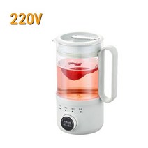 약탕기 중탕기 차탕기 전기 홍삼제조기 110v220v 주전자 건강 보존 냄비 유리 삶은, 220v 밝은 녹색, 유럽 ​​연합